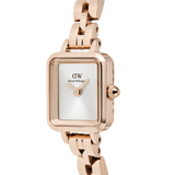Daniel Wellington Quadro Mini Arch 3-link White Sunray Rose Gold