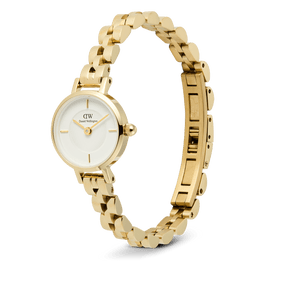 Daniel Wellington Petite Mini Arch 3-link White Gold