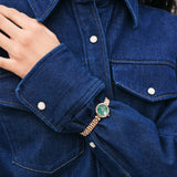 Daniel Wellington Elan Jewellery Watch 22 RG Real Malachite Watch