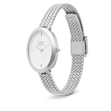 Daniel Wellington Juliette Braided Mesh White Sunray Silver