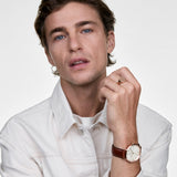 Daniel Wellington Classic Day Display St Mawes Rose Gold Champagne Watch