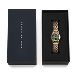 Daniel Wellington Ophelia Mini Emerald Rose Gold Watch