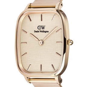 Daniel Wellington Marlon Wire Linen Rose Gold Watch