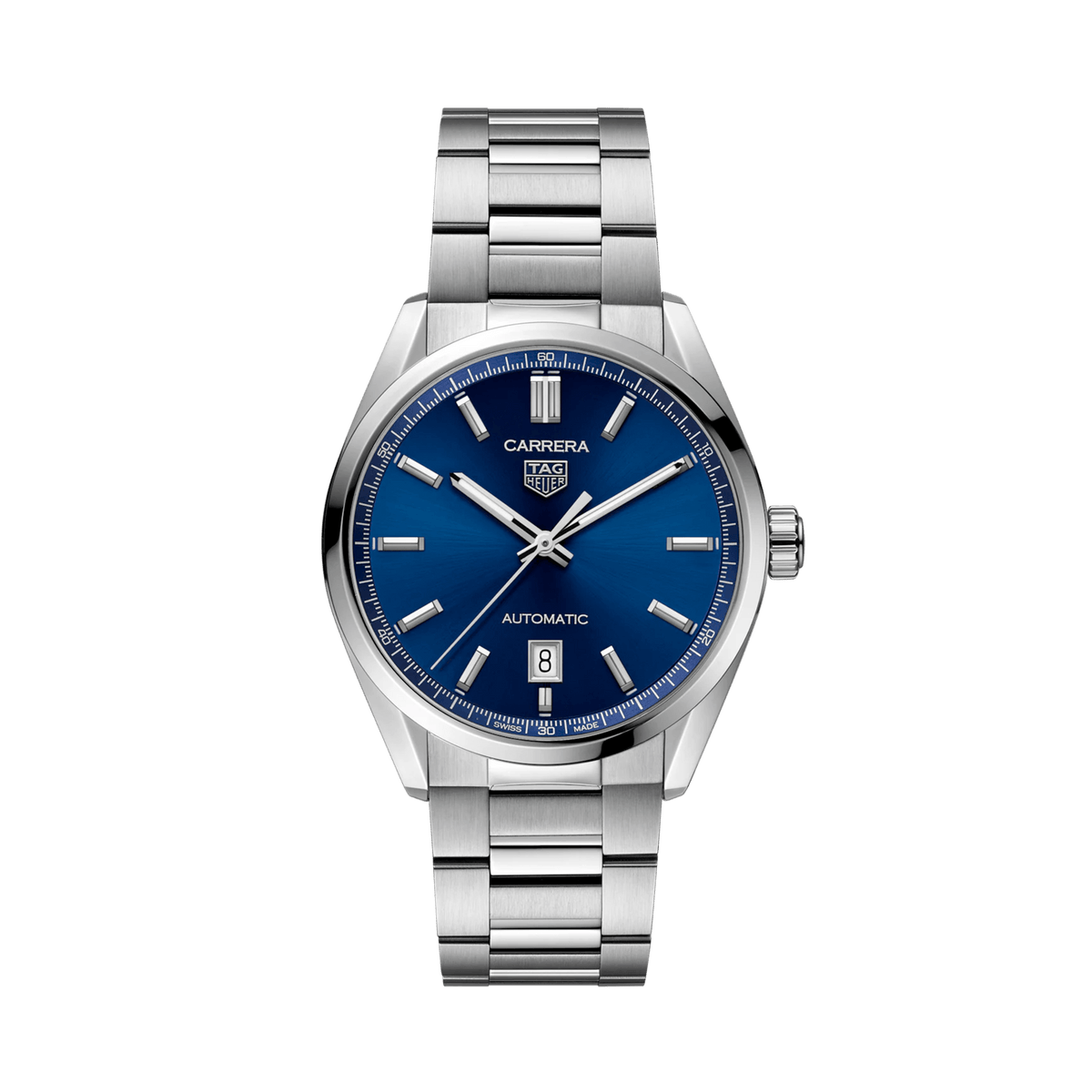TAG Heuer Carrera Men's 39mm Stainless Steel Automatic Watch WBN2112.BA0639 - Wallace Bishop