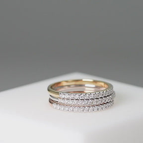 Diamond Wedding & Anniversary Band in 9ct Rose Gold