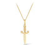 Dagger Pendant in 9ct Yellow Gold - Wallace Bishop