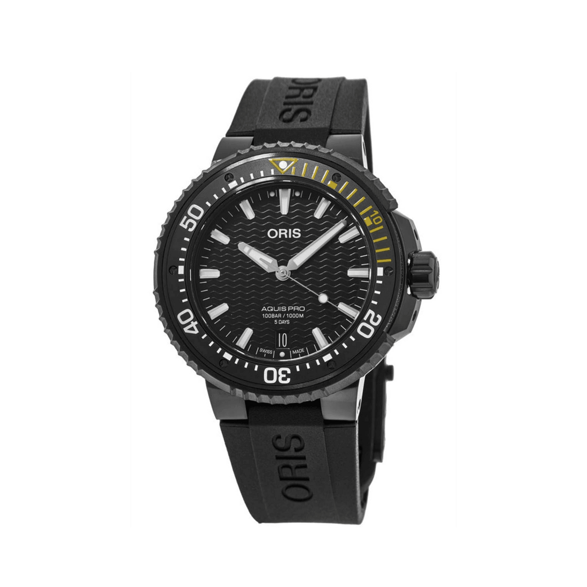 Oris Aquis Men's 49.5mm Black Titanium Automatic Watch 400 7767 7754 RS - Wallace Bishop