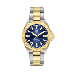 TAG Heuer Aquaracer Men's 41mm Stainless Steel & Yellow IP Two-Tone Automatic Watch WBD2120.BB0930 - Wallace Bishop