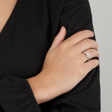 Twist Claw & Grain Diamond Engagement Ring in 9ct White Gold Ring TDW0.5ct - Wallace Bishop